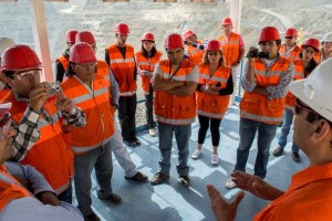 Periodistas de Andalgalá visitando Minera Alumbrera