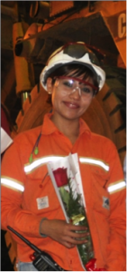 Noelia trabaja hace 7 años en Minera Alumbrera